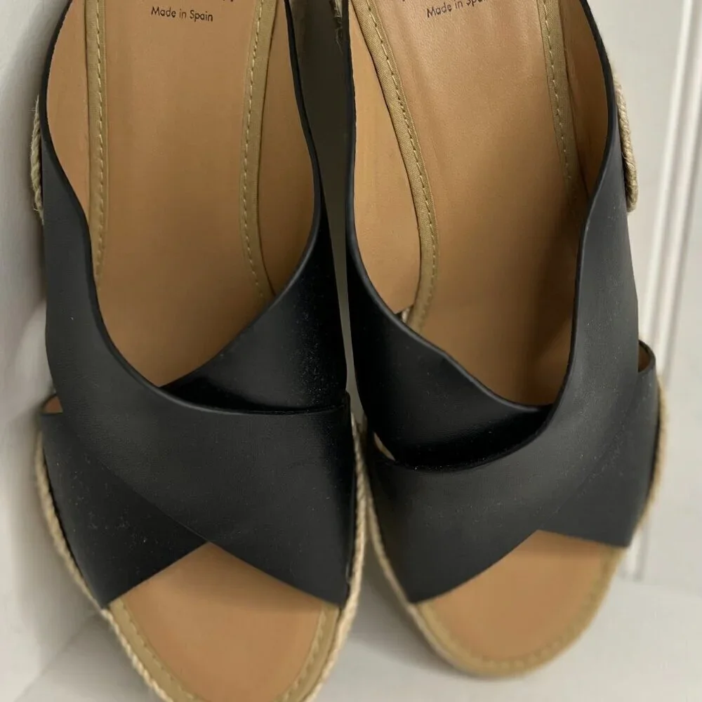 Aquatalia Womens Marina Black Espadrilles Size 11 (7611939)